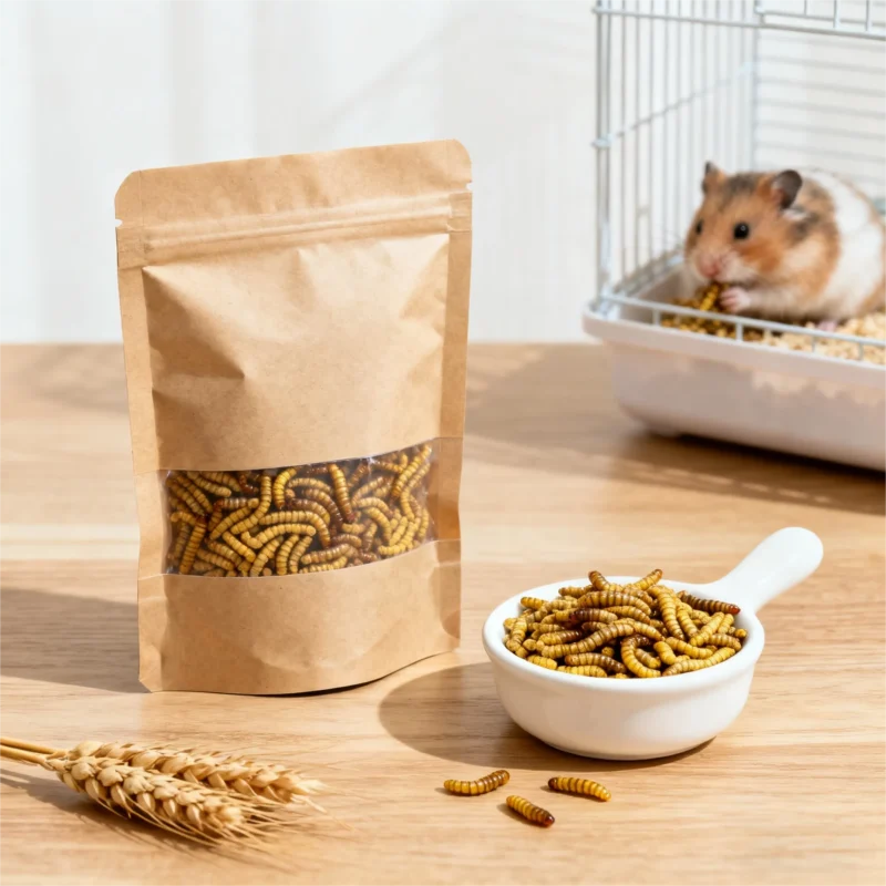 Mealworm pet food ingredient