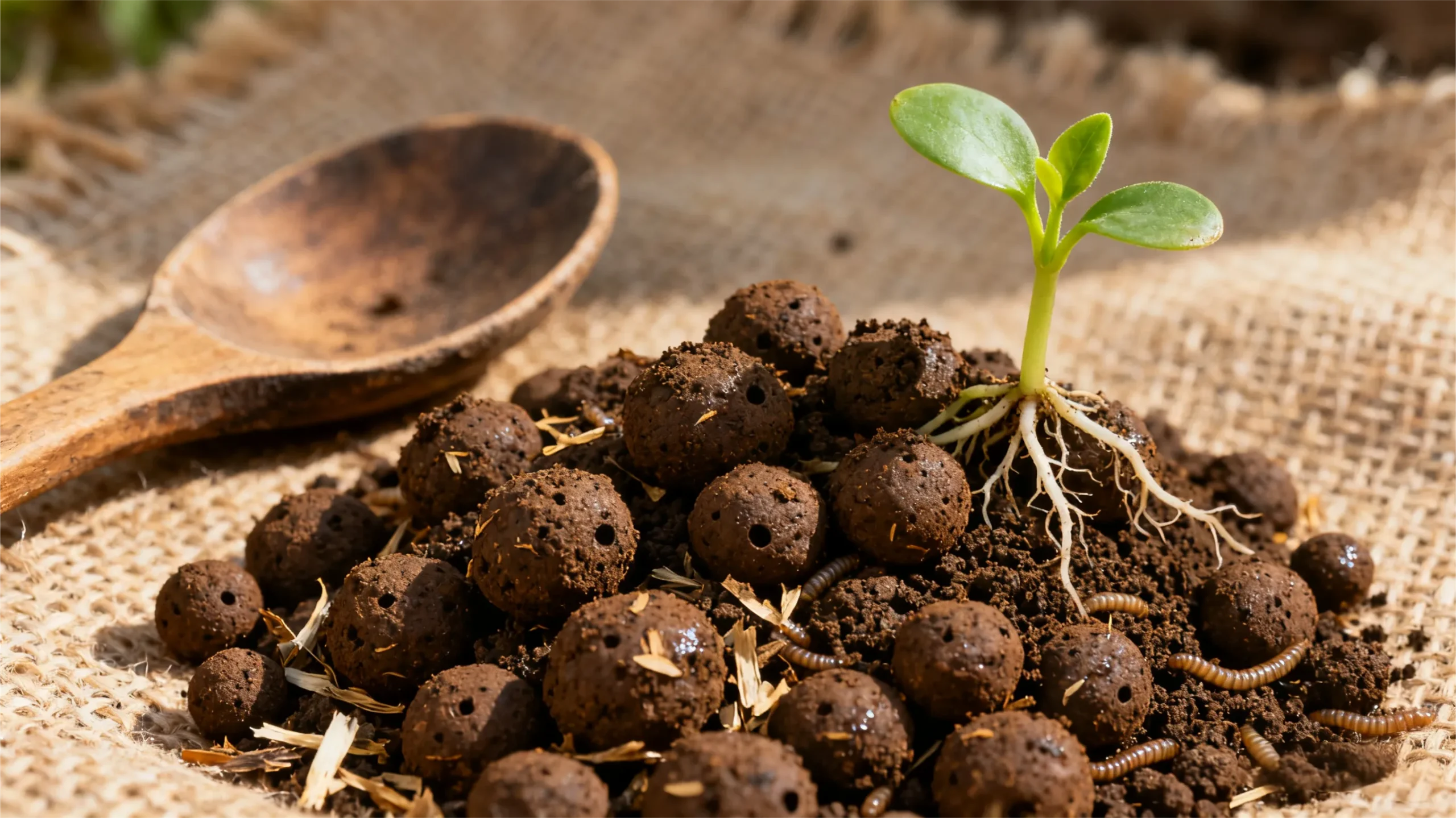 Mealworm frass biofertilizer