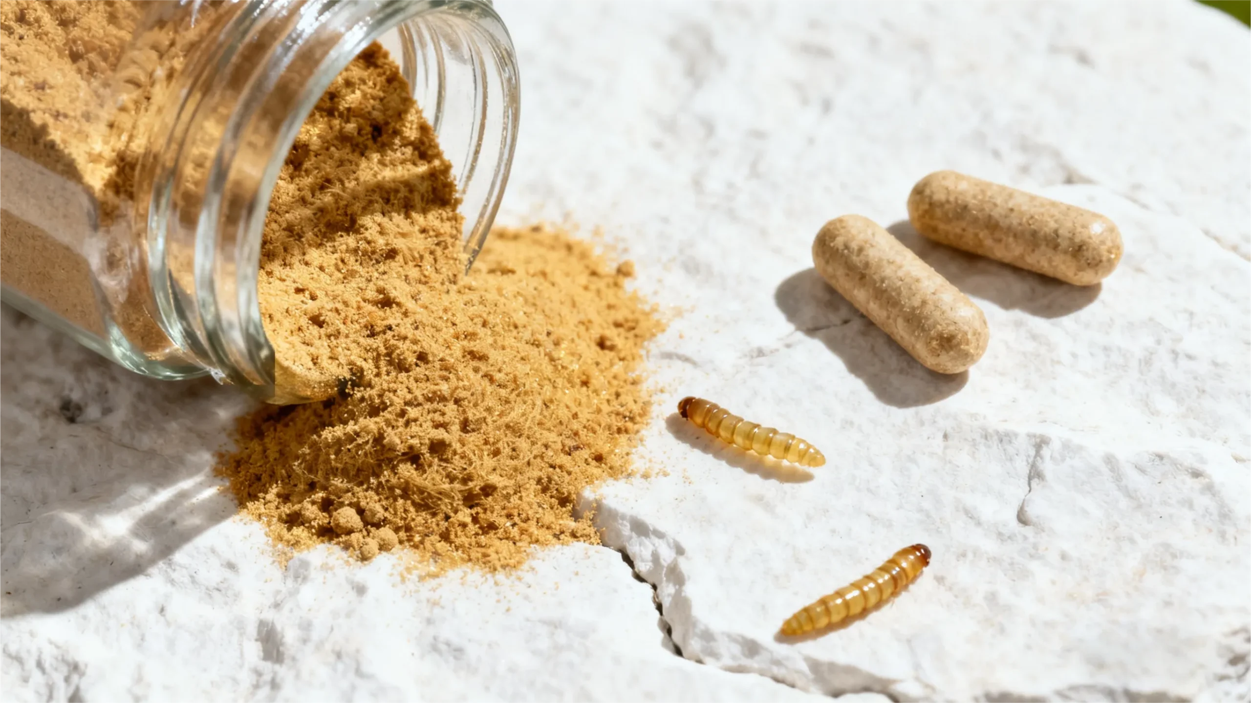 Mealworms for reptile food